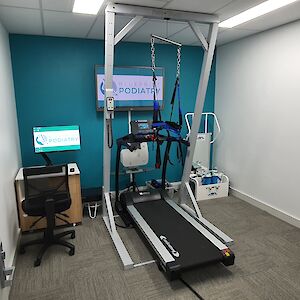 Our unweighted treadmill system